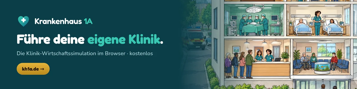 Krankenhaus 1A – die Klinik-Wirtschaftssimulation