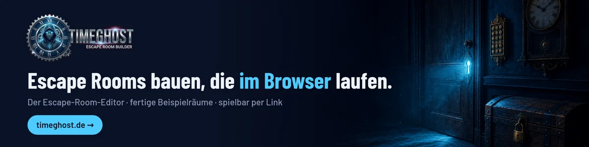 TimeGhost – Escape Rooms im Browser bauen