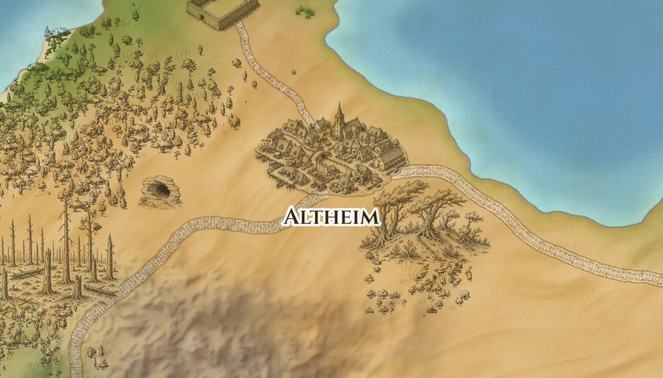 Eine Stadt in der Wüste